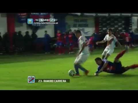 Gol de Carrera.  Tigre 0 - Arsenal 1. Fecha 12. Torneo Primera División 2014. Fútbol Para Todos