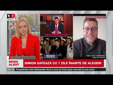 R. ALBU COMĂNESCU, ANALIST POLITIC, DESPRE ULTIMA SĂPTĂMÂNĂ DE CAMPANIE ȘI DECLARAȚIILE CANDIDAȚILOR