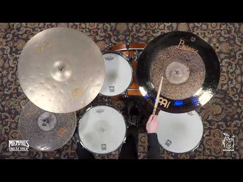 Meinl 22" Byzance Extra Dry Dual Crash Ride Cymbal - 2291g (B22DUCR-1031221P)