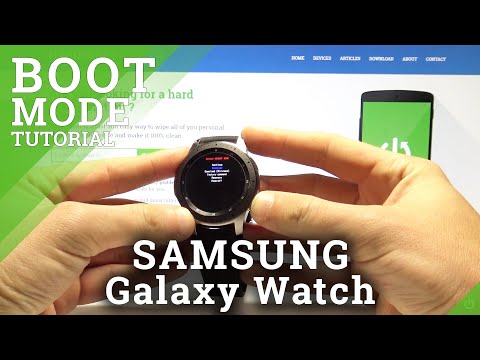 How to Enter Boot Mode on SAMSUNG Galaxy Watch - Bootloader Menu in Smartwatch