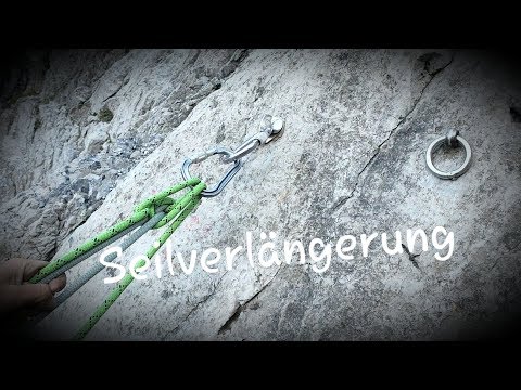 Bergrettung - Seilverlängerung, 120m ablassen