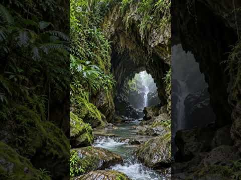 La cascada escondida dentro de una cueva en Colombia 😮 | Cueva del Esplendor
