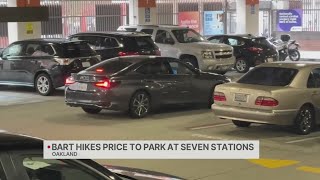 BART parking fee hikes coming to some stations
