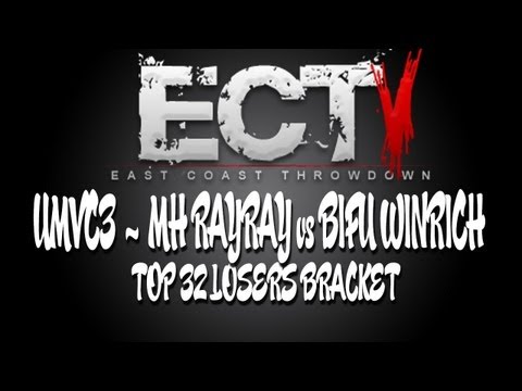 ECT5 - UMVC3 Top 32 Semi's MH RayRay vs BIFU Winrich