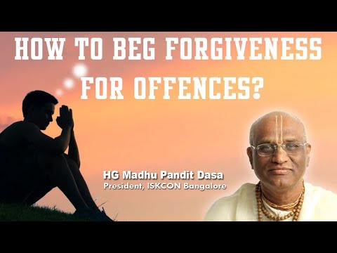 How to beg forgiveness for offence? | HG Madhu Pandit Dasa | SB 4.6.5-25 | 14-04-2020