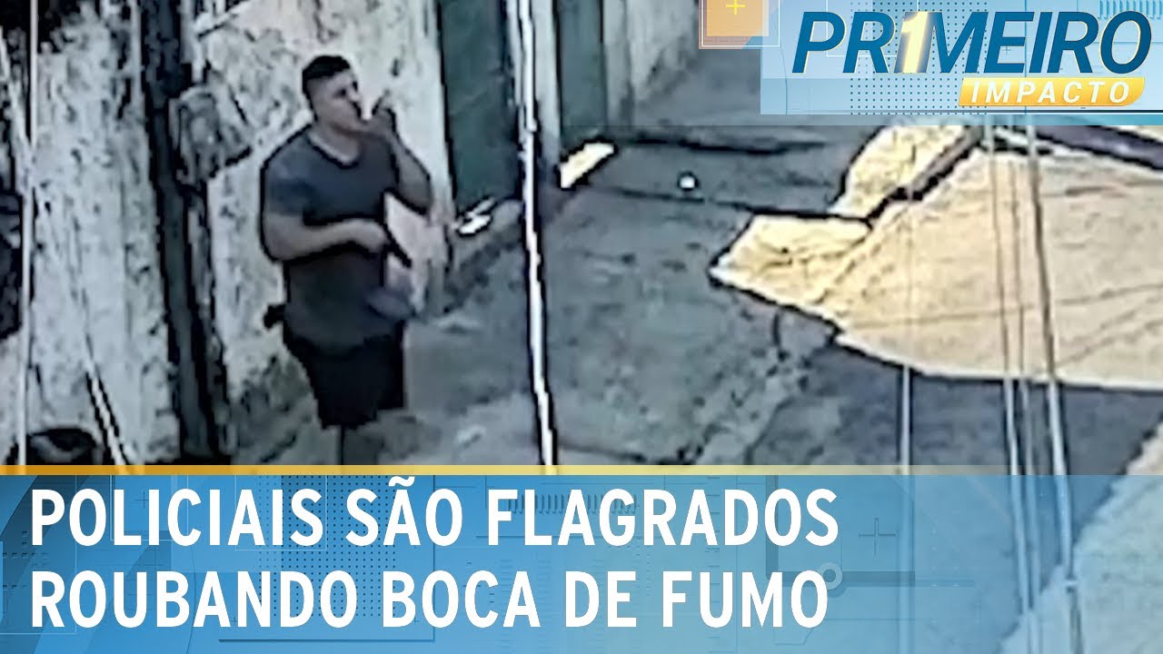 Policiais são flagrados roubando bocas de fumo no Rio de Janeiro | Primeiro Impacto (22/01/25)
