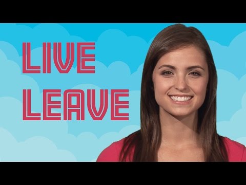 Part of a video titled How To Pronounce Live & Leave Can you tell the difference? 英会話 ...
