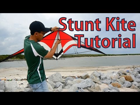 How To Assembly and Fly A Stunt Kite | Beginning