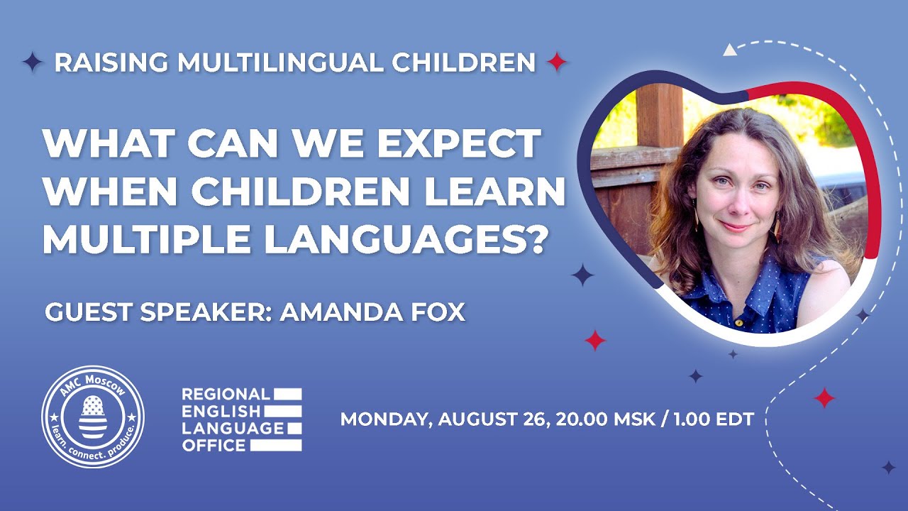What can we expect from the learning process when children are learning more than one language?