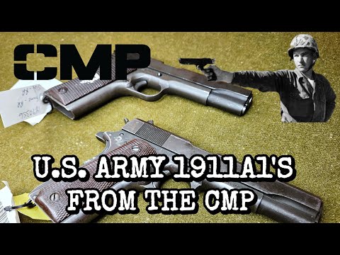 Unboxing U.S. Army 1911A1's from the CMP | WW2 Surplus Handguns!