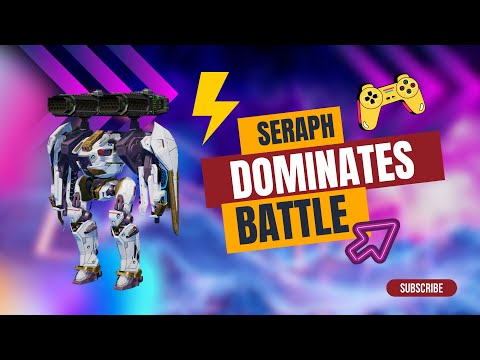 [WR] SERAPH DOMINATES THE BATTLEFIELD! Epic War Robots Gameplay With Brand New Titan