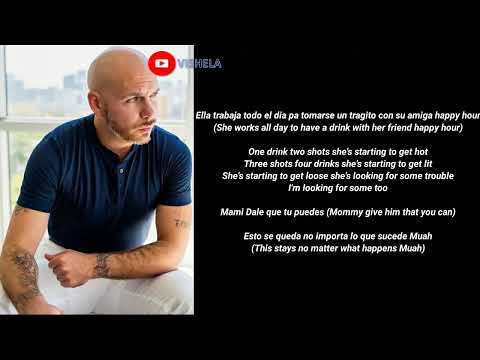 (English Translation) Pitbull, Vikina, IAMCHINO - Borracha (Pero Buena Muchacha) (Letra/Lyric Video)