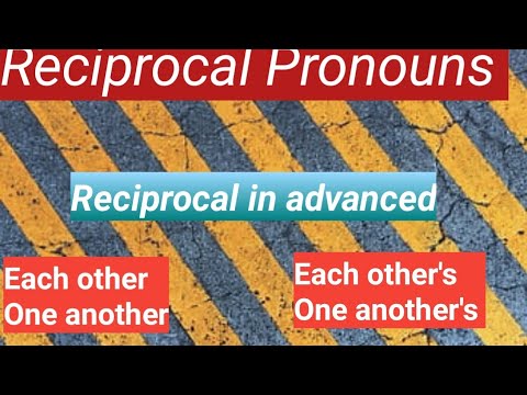 Using Each other and One Another correctly - English Grammar Lesson
