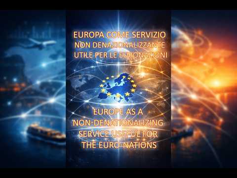 Europa come servizio non  denazionalizzante utile per le euronazioni