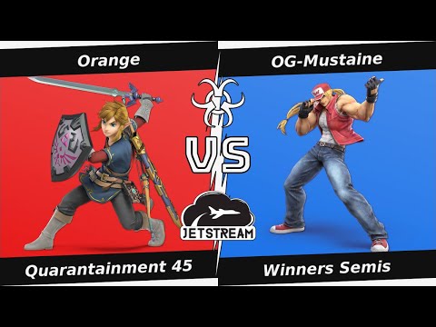Quarantainment 45 Winners Semis - Orange (Link) Vs. OG-Mustaine (Terry) Smash Ultimate - SSBU