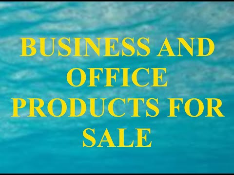 , title : 'BUSINESS AND OFFICE PRODUCTS FOR SALE'