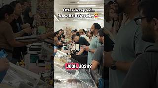 Offer Accepted… Now He Hates Me 😂 #pokemon #pokemoncollector #pokemonvendor #prismaticevolutions