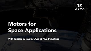 Space Technology with Alva's Frameless Motors | Lightweight, Compact & High-Performance