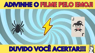 VOCÊ CONSEGUE ADIVINHAR O FILME SÓ PELOS EMOJIS? 🎬🔥 (QUIZ DE FILMES) #quizemoji #adivinheofilme