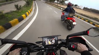 Sunday bike ride | Faridabad | peaceful evening | duke 390 & apache