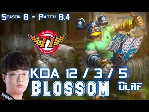 SKT T1 Blossom OLAF vs CAMILLE Jungle - Patch 8.4 KR Ranked