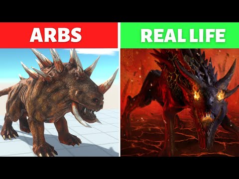INFERNALS UNITS vs INFERNALS in REAL LIFE - ARBS VS REAL LIFE | Animal Revolt Battle Simulator