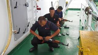 Gurkha maritime marshals from Nepal