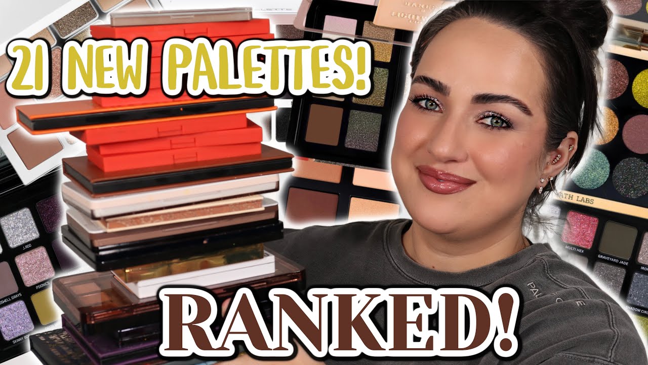 21 New Eyeshadow Palettes… RANKED from WORST to BEST! 💥 (Fall 2025)