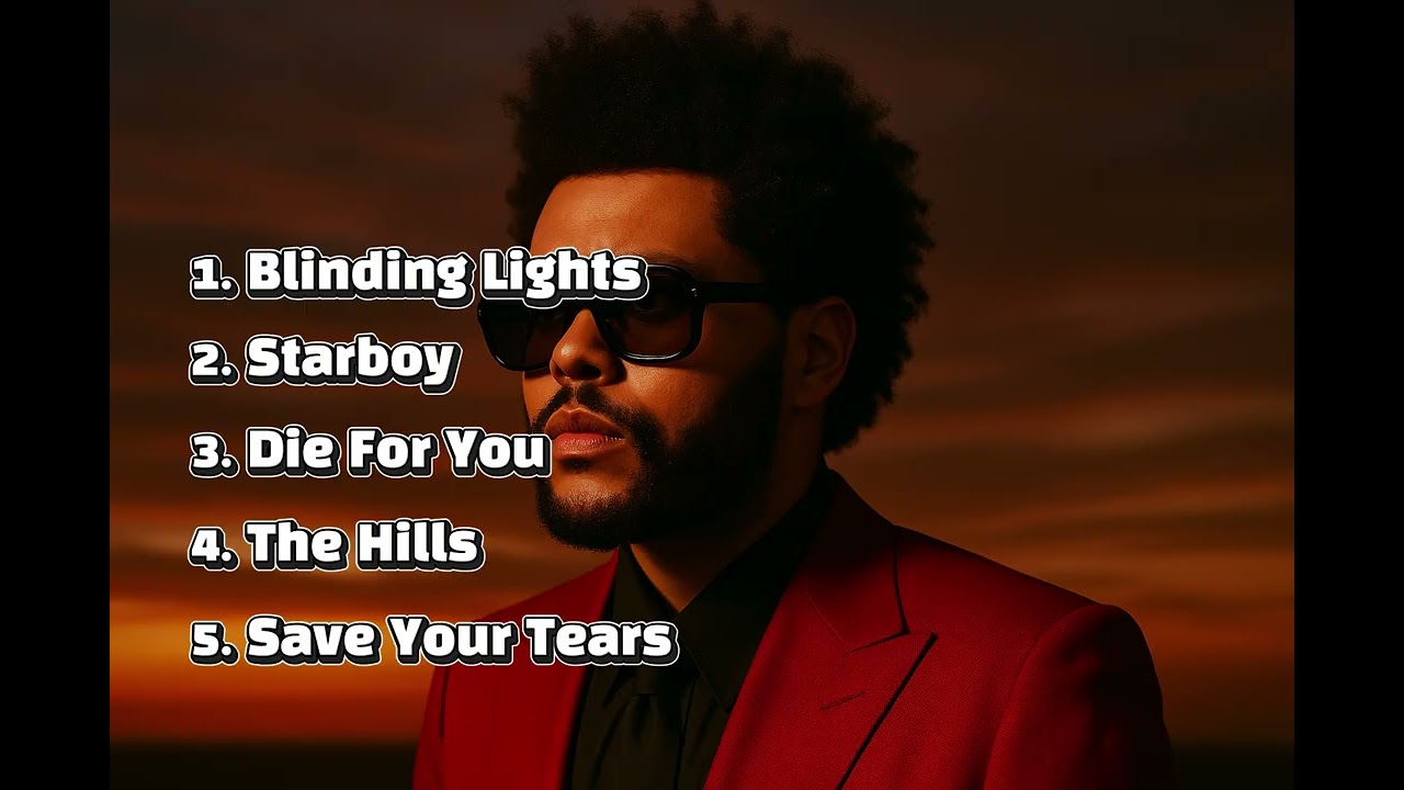 The Weeknd's Top 5 songs on spotify