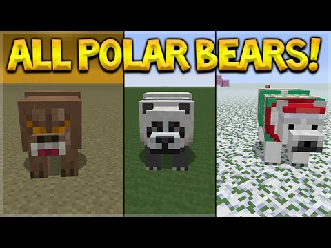 ECKOSOLDIER - Minecraft Console Edition - NEW Polar Bear Mob + Items In All Texturepacks (Console Edition)