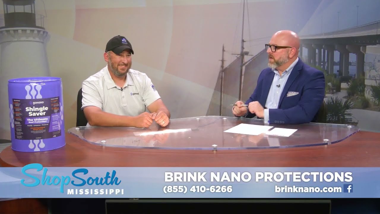 Brink Nano Protections WLOX TV interview about nano roof coating in Gulfport MS