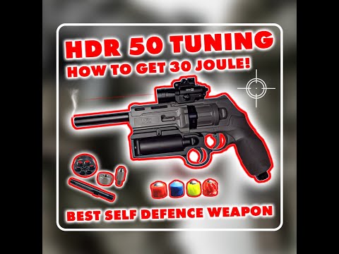 Extreme Home Defence Waffe | RADIKALER 30 Joule Revolver HDR50 | Umbau Anleitung | VERBOTEN IN DEU!