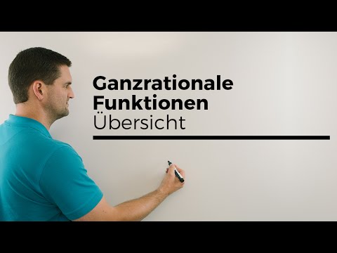 Ganzrationale Funktionen, Übersicht, Polynomfunktionen | Mathe by Daniel Jung