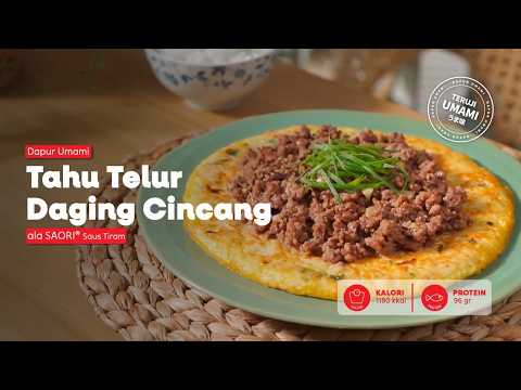 Tahu Telur Daging Cincang ala SAORI®