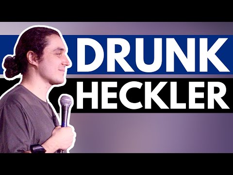Drunk Heckler Constantly Interrupts Comedy Show in Brussels!
