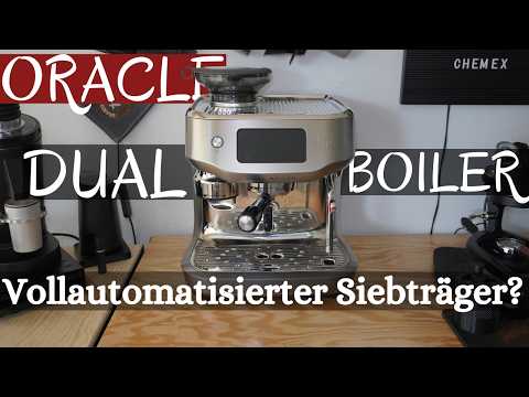 Oracle Dual Boiler: Espresso machine meets fully automatic! 👀