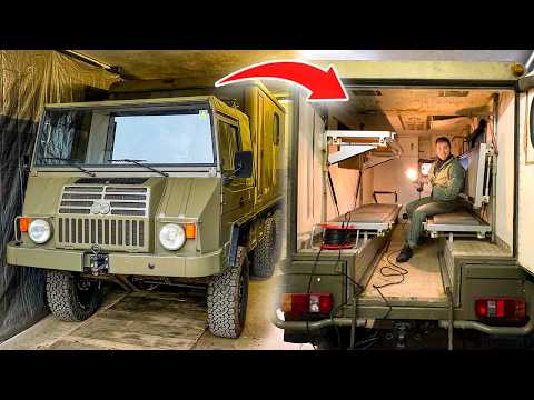 I'm converting a Pinzgauer 6x6 into an off-road camper *Without experience*
