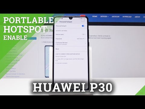 How to Share Wi-Fi in HUAWEI P30 - Portable Hotspot