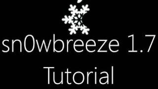Jailbreak Your iPhone 3GS, iPhone 3G and iPod touch 2G on iOS 4 Using sn0wbreeze 1.7