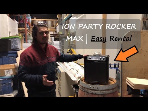 Portable Wireless Speaker | Start An Event Business: Back To Basics | Ion Party Rocker Max Review