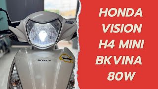 H4 MINI 80W GẮN NHƯ ZIN VISION 2012