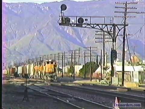 Classic Railroad Series 232 - UP 9351 West at Colton, CA February 27, 1992