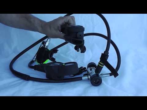 NCauctions.com Sherwood Nikos Mares Scuba Regulator W/ Octopus gauges compass