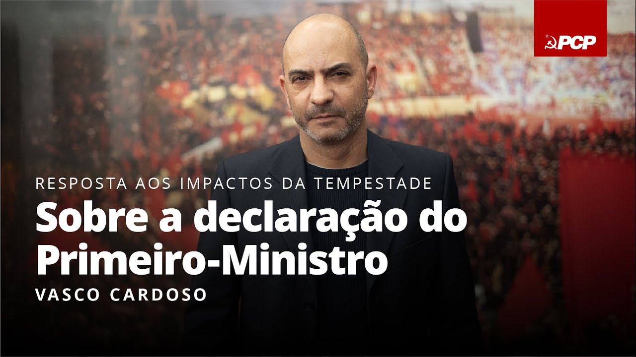 Sobre a declaração do Primeiro-Ministro