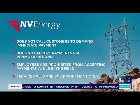 Scam warning from NV Energy