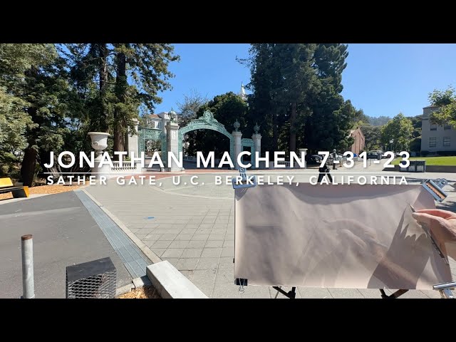 Sather Gate, UC Berkeley, 7-31-23