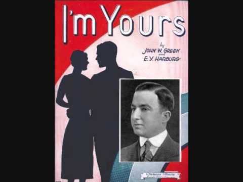 Ben Selvin and His Orchestra - I'm Yours (1930)