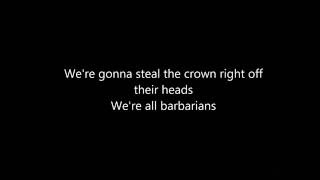 Sixx:A.M. - Barbarians (Prayers For The Blessed) (Lyrics)