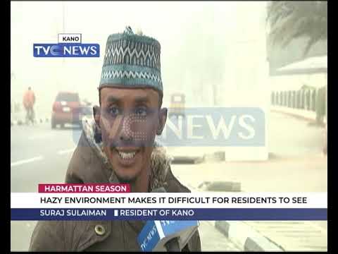 Harmattan - Hazy weather makes it difficult for residents to see