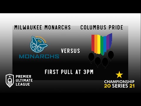#2021PULChampSeries - Midwest - Milwaukee Monarchs vs Columbus Pride 11AM CDT